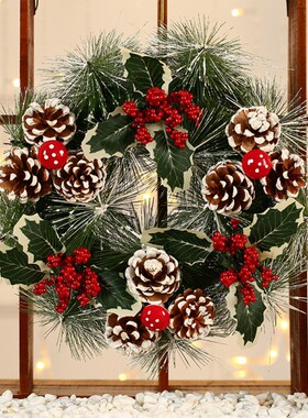 Christmas Decorations Christmas Pine Needles Cones Vine