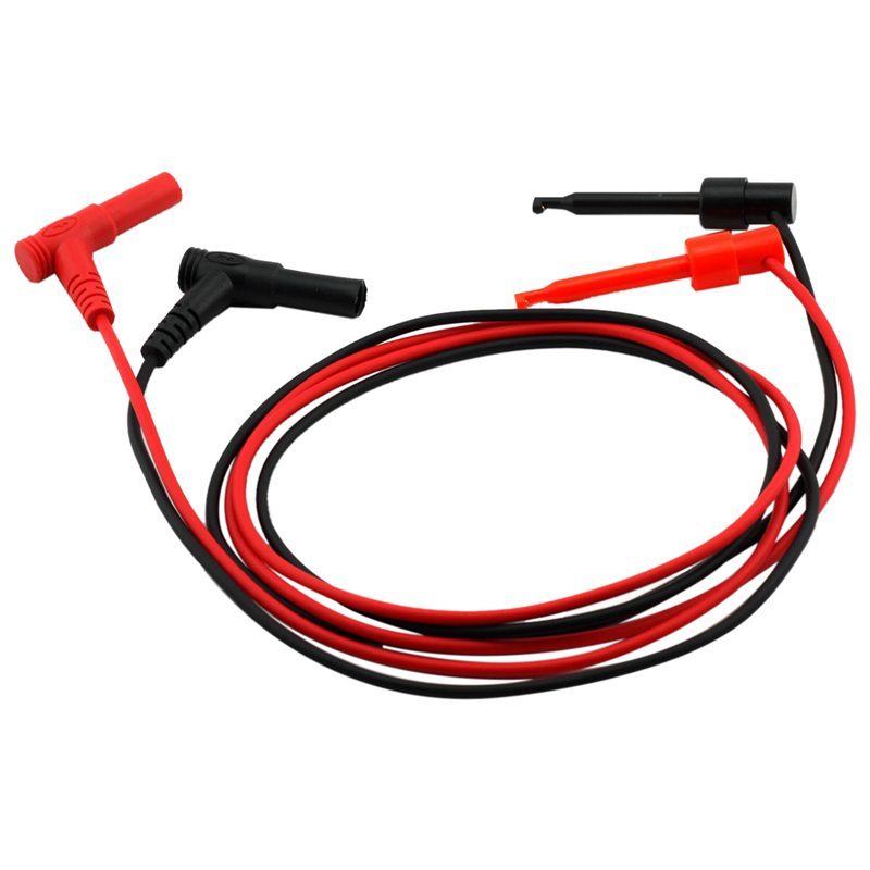 2x Security 4MM Banana Plug to Test Hook Wire Cable Set For