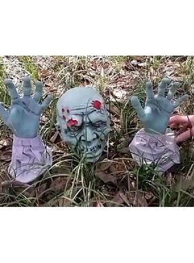 Scary Green Skeleton Suit For Halloween Horror Ghost House