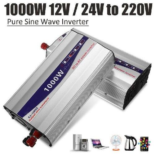 1000W Car Inverter Pure Sine Wave Power Voltage Converter