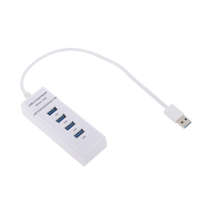 4-Port USB 3.0 Hub 5Gbps Compact Multi HUB Splitter Expansio