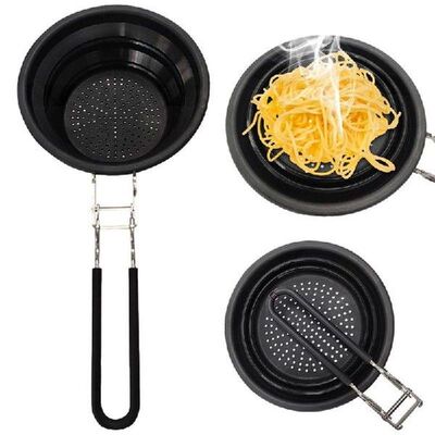 Small Collapsible Strainers Kitchen Handles Food Strainers