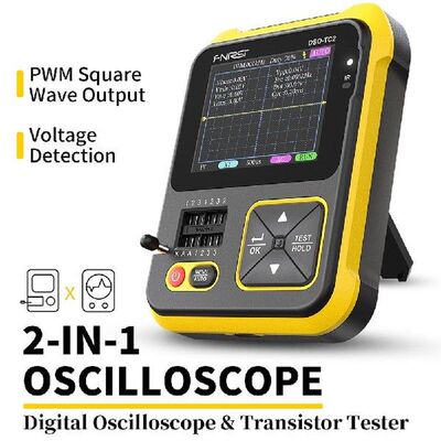 2In1 200kHz Bandwidth Oscilloscope Transistor Tester 2.4