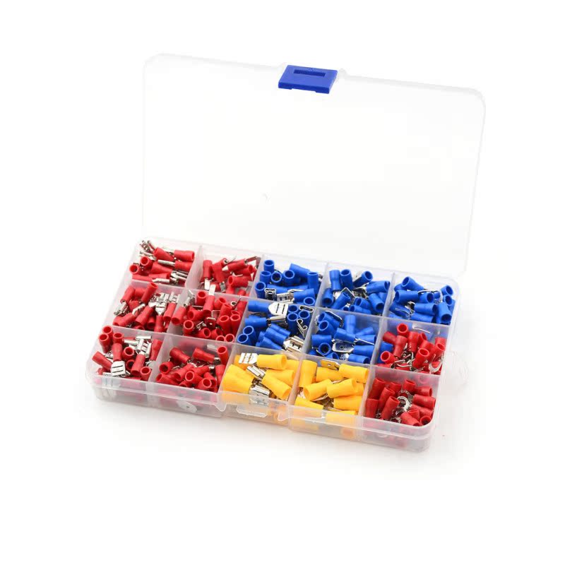 280Pcs Electrical Wire Connector Set Assorted Insulated Spad
