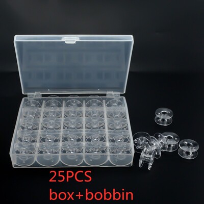 25Pcs bobbin Plastic Empty Bobbins Sewing Machine Spools Pla