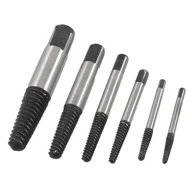 6 Pcs Hardware Tool Screw Bolt Nut Extractor Remover Tools S