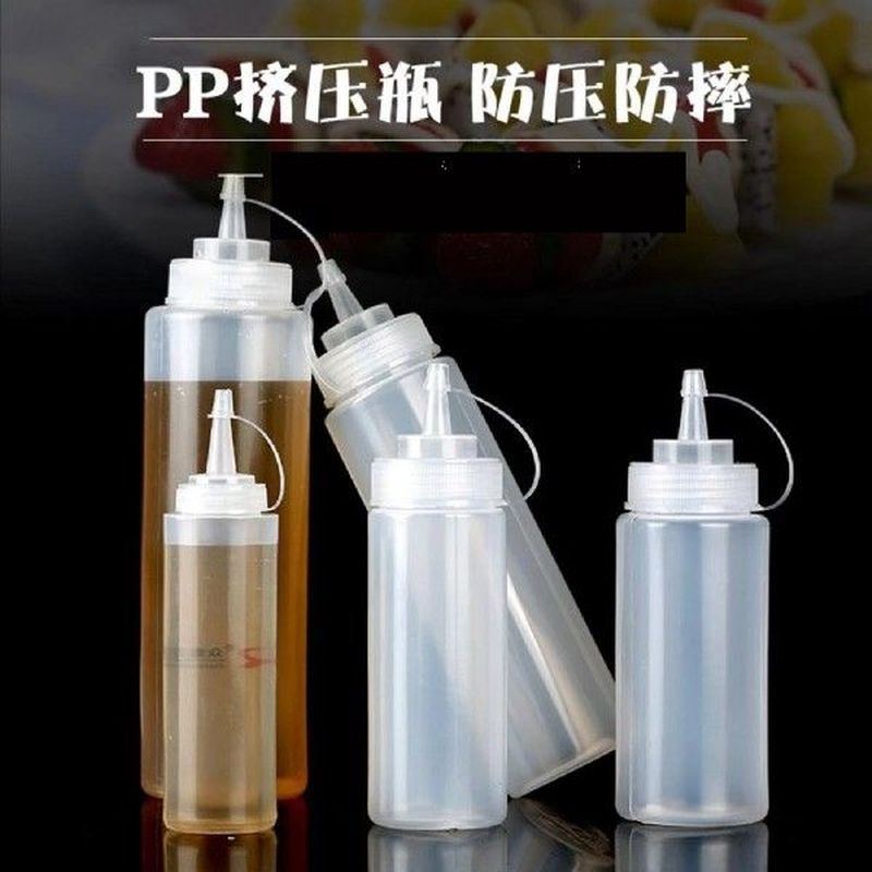 Kitchen Oilers Plastic Squeeze Bottle Condiment Dispenser