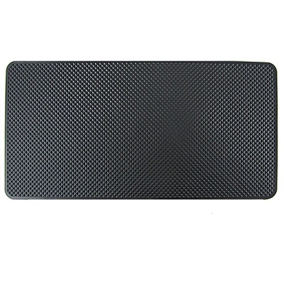 Auto Car Dashboard Mini Checked Print Black Nonslip Pad