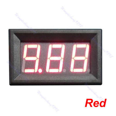 DC0-10A Ampere LED Amp Panel Meter 3Bit Display No Need Shun