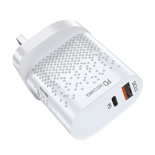 18W USB Type-C PD Dual Port Home Travel High Power Mobile Ph
