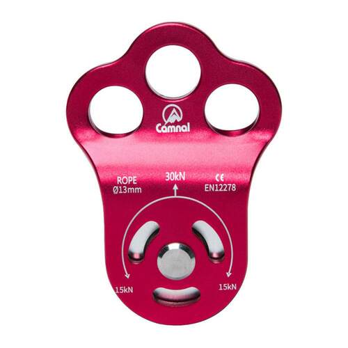 Rescue Pulley 30 N 3-Hole Climbing Sheave Portable Heavy