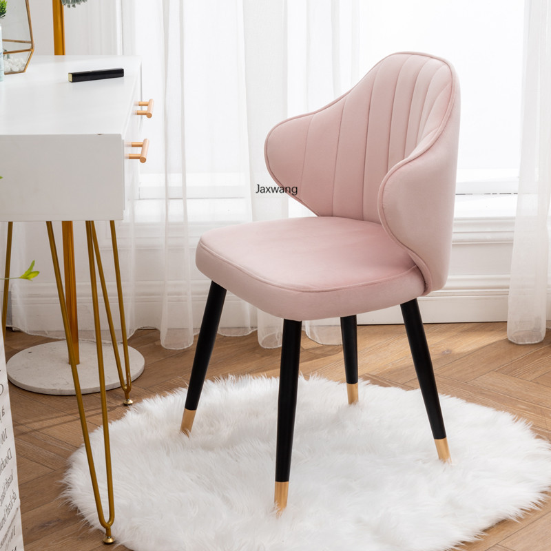Nordic Dining Chairs Home Furniture Armchair Ins Luxury
