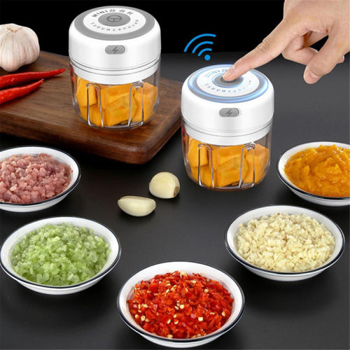 100/250ml Garlic Masher Press USB Wireless Electric Mincer