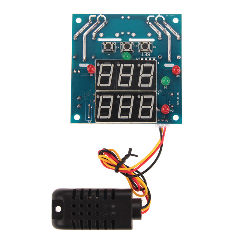 AC/DC 12V Intelligent Temperature Humidity Controller Relay