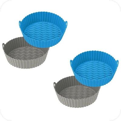 4PCS Silicone Baking Tray 7.5 Inch For 3 To 5 Quarts