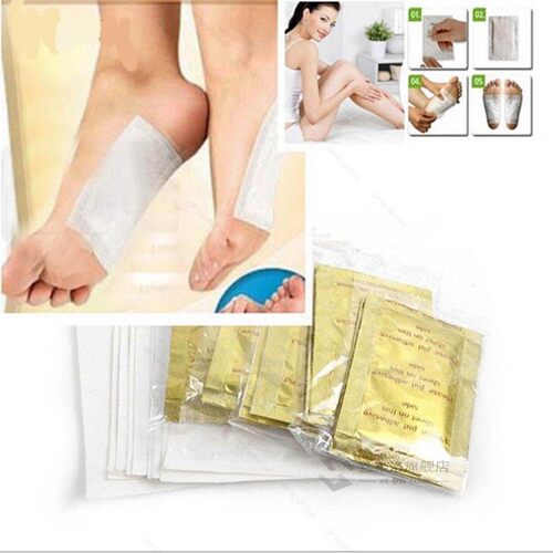 20pcs/lot Gold Premium Kinoki Detox Foot Pads Organic Herbal