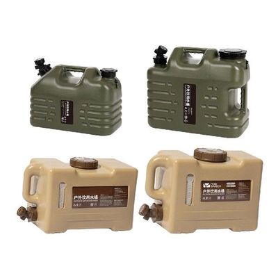 Outdoor Water Bucket Portable Tank Container with Faucet
