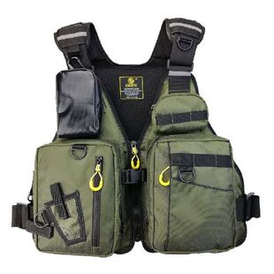 Fishing Floating Vest Adjustable Multi-Pocket Vest Boating