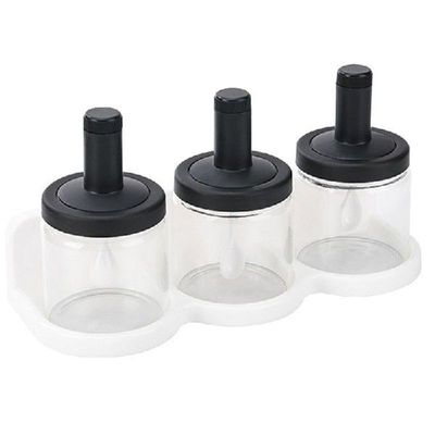 250ml Seasoning Bottles Glass Spice Storage Containers