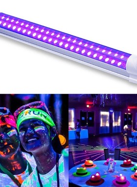 10W Disco light V LED Blacklight Integrated Tube V Curing La
