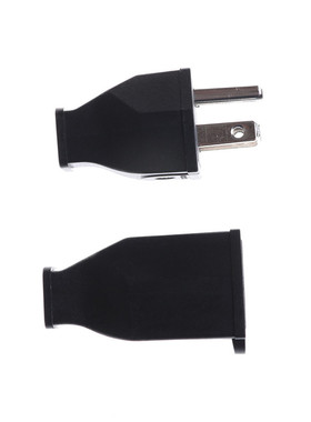 3 Pin Male Female Power Cord Connector US Plug Converter AC