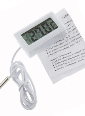 Mini LCD Temperature Thermometer With Probe Celsius jul04