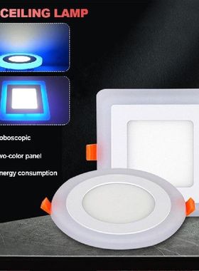Dual Color Acrylic LED Recessed Ceiling Panel Down Lights