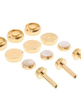 1 Pack Trumpet Finger Buttons Shell Inlay Connecting Rods