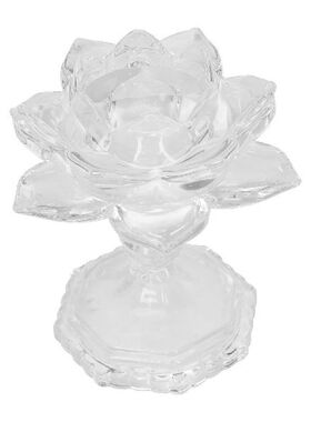 Glass Candle Stick Holder Temple Oil Lamp Holder Glass