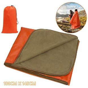 Outdoor Camping Blanket Double-sided Usable Flannel Warmth