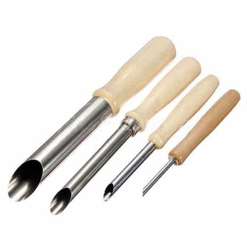 4pcs Round Hole Circle Shaping Pottery Clay Modeling Sculptu