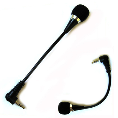 Flexible 3.5mm Jack Mini Microphone Mic For PC LapDeskSkype