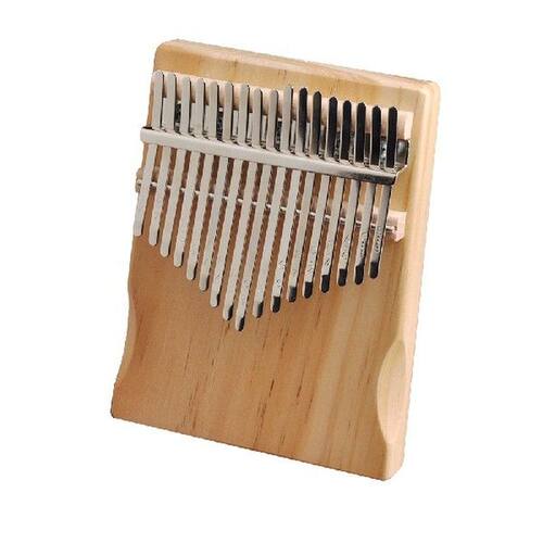Musical Instrument Acacia Thumb Piano 17 Keys Deer Design