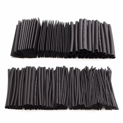 218pcs Weatherproof Polyolefin 2:1 Shrink Sleeving Tubing Tu