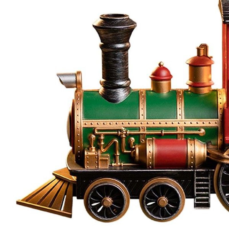 lantern christmas ornament music box glittering snowing