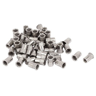 M4x10mm Threaded Blind Rivet Nut Insert Nutserts 50pcs