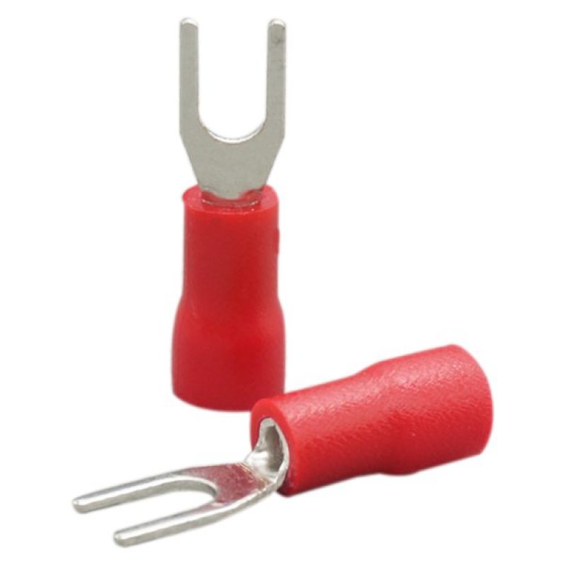 1000pcs SV1.25-3.2 Cold-pressed terminal fork U-type Y-type