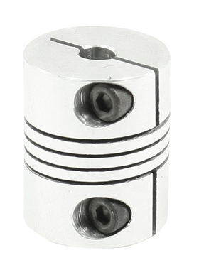 5x6.35mm CNC Motor Shaft Coupler 5mm to 6.35mm Coupling