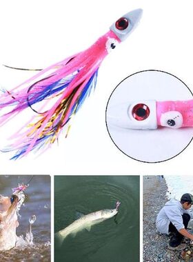 13cm/18g Realistic Boat Fishing Lure Octopus Shape Crank