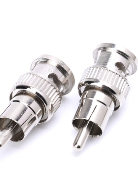 BNC Male to RCA Male Plug Adapter Coaxial Cable Connector LW