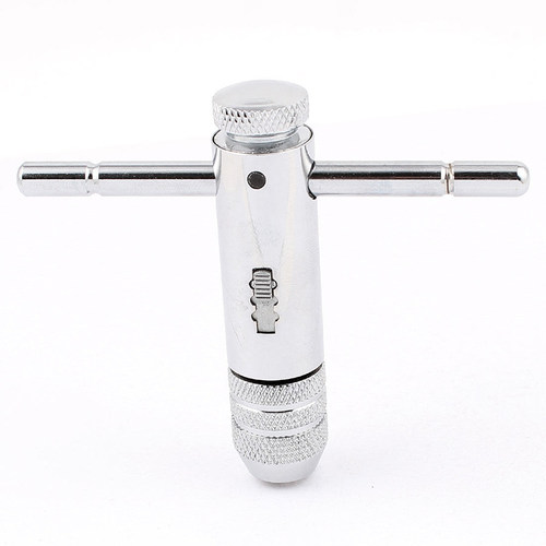 Ajustable HSS T-Handle Reversible Ratchet Wrench Tapping Thr