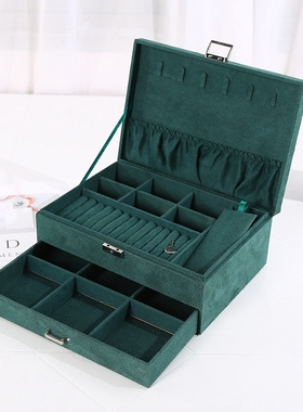 Hot Jewelry Box for Women Jewelry Display Case Anti Tarnish