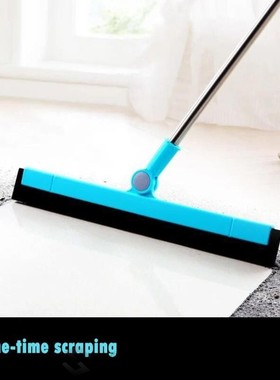 Window Wiper Scraper 180 Degrees Rotatable Hand Push Mop Swe
