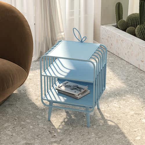 Nordic Creative Nightstand Minimalist Modern Wrought Iron