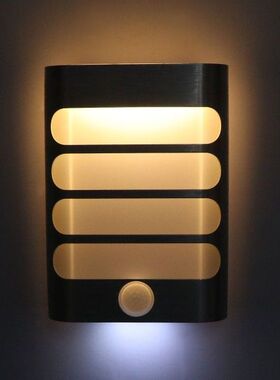 LED Wireless Indoor PIR Motion Sensor Led Wall Light Recharg
