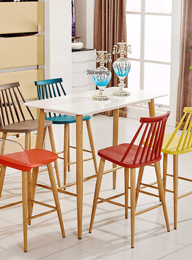 Simple Bar Chairs Windsor Bar Stools Modern Minimalist High