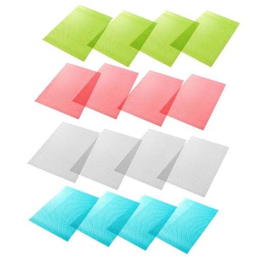 16Pcs/set Refrigerator Liners Washable Reusable Fridge Pads