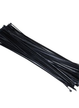 100x Schwarz Nylon Kabelbinder 7.7 Inch