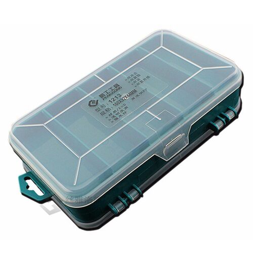 Top PENGGONG 13 Grids Tool Box Double-Side ToolBox Organizer