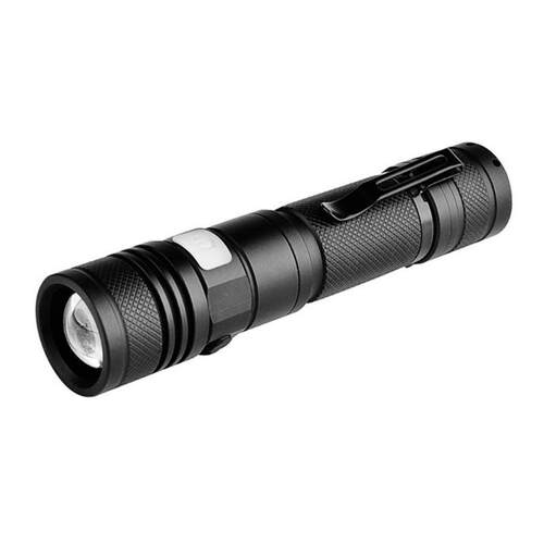 Zoom T6 LED Flashlight Torch USB Pen Light Camping Equipment